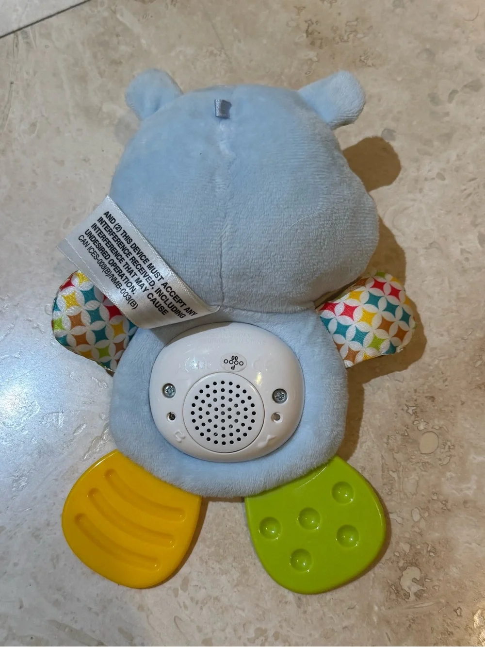 VTech Baby Lil' Critters Huggable Hippo Interactive Musical Teether Toy